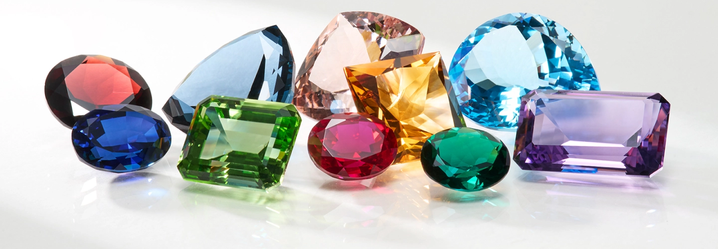 Collection of colorful gemstones representing symbolic meaning and personal expression