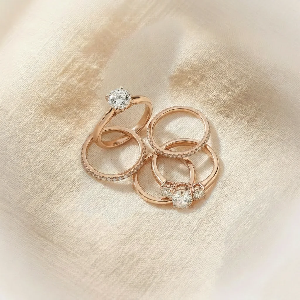 Pear-shaped engagement ring on hand — ring guide resource