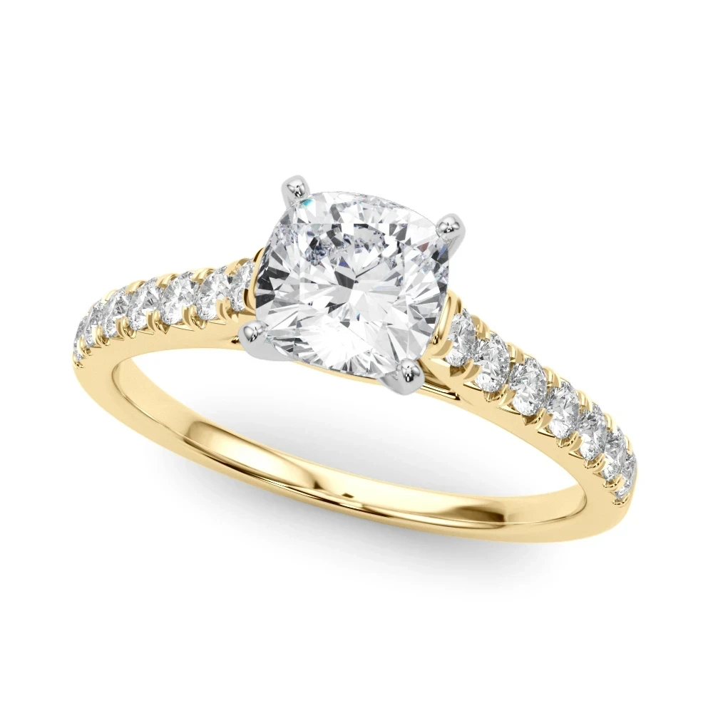 Aida 1ct Cushion Certified Lab Diamond