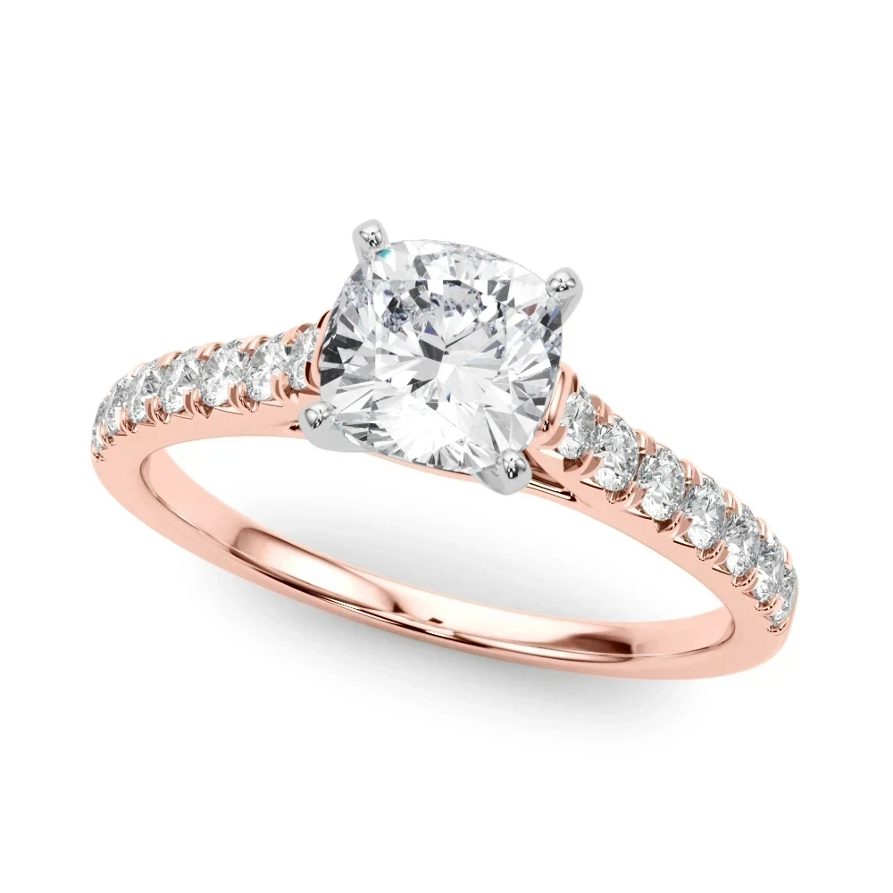 Aida 1ct Cushion Certified Lab Diamond