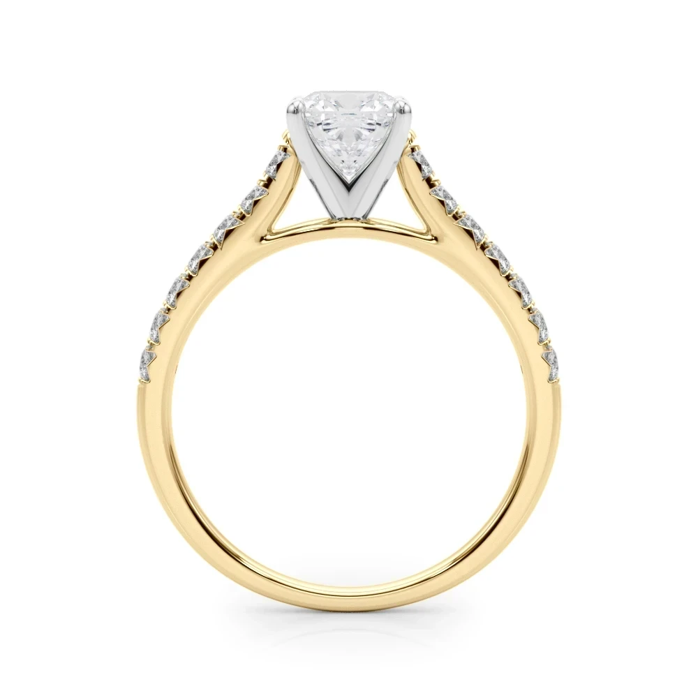 Aida 1ct Cushion Certified Lab Diamond
