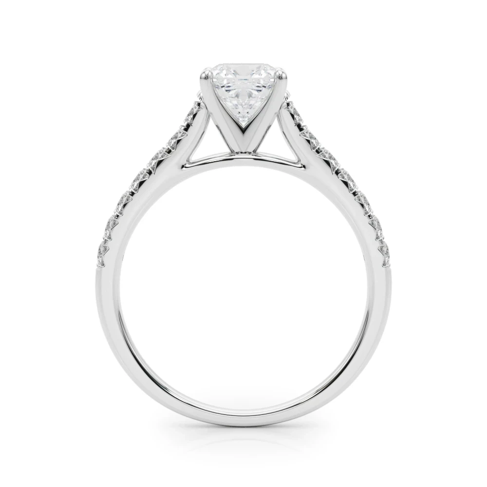 Aida 1ct Cushion Certified Lab Diamond