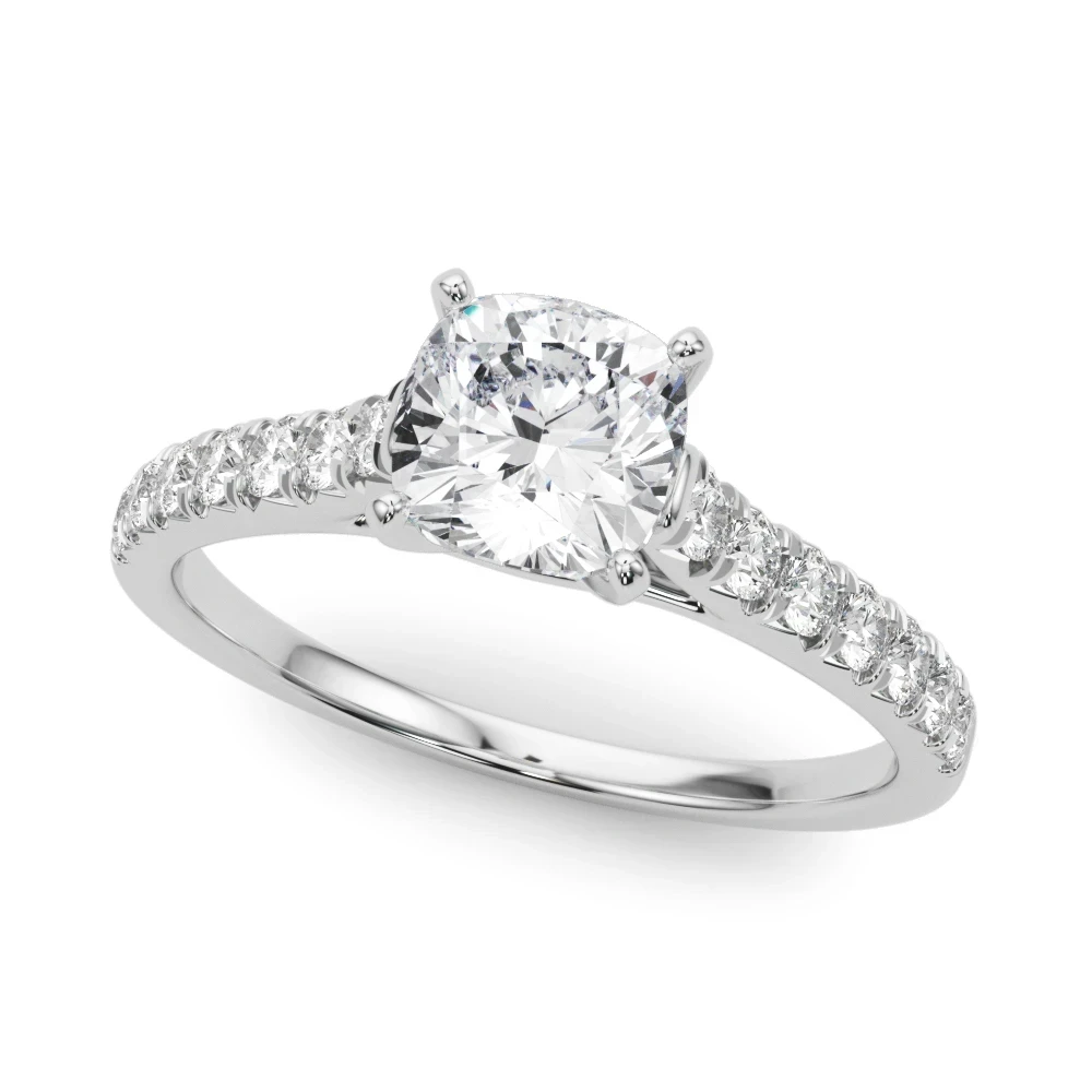 Aida 1ct Cushion Certified Lab Diamond