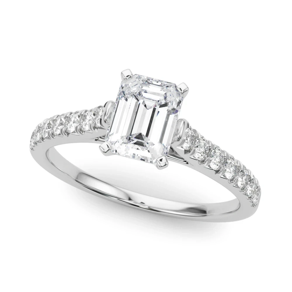 Aida 1ct Emerald Certified Lab Diamond