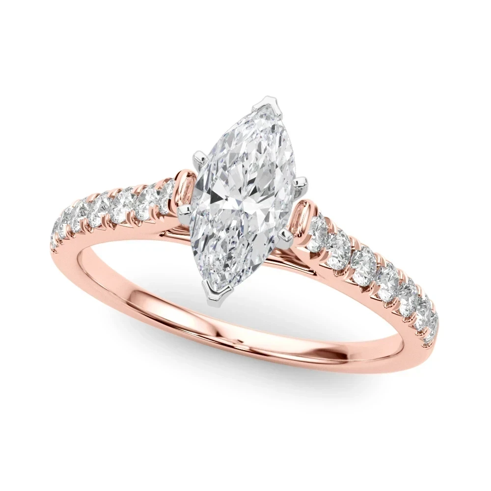 Aida 1ct Marquise Certified Lab Diamond