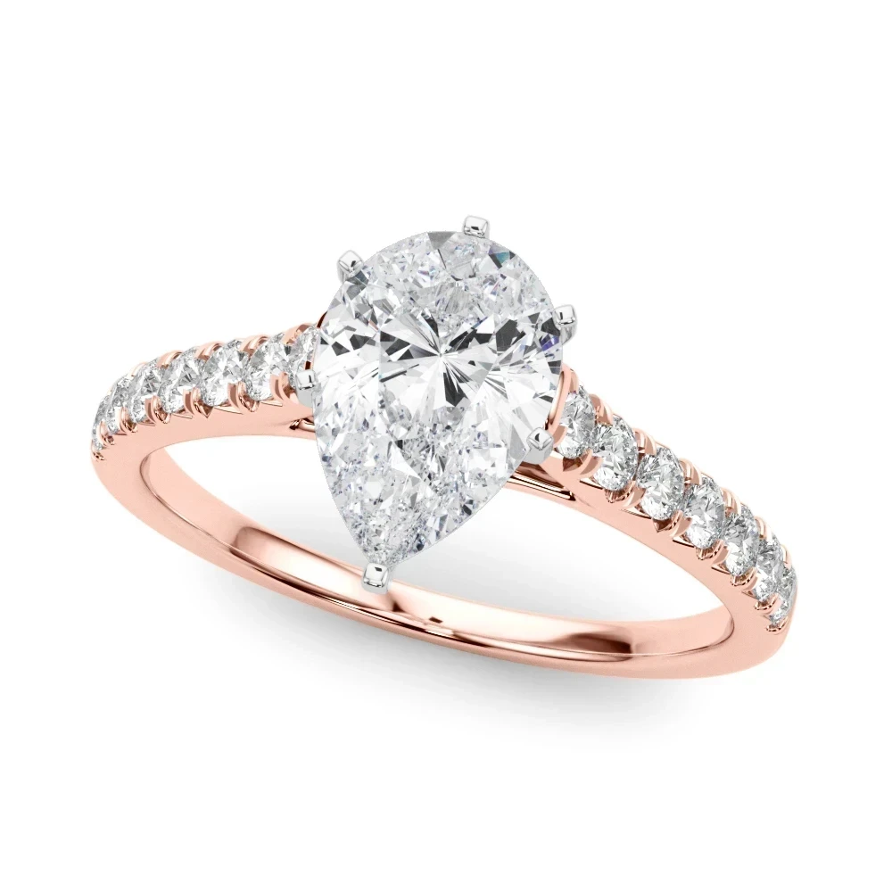 Aida 1ct Pear Certified Lab Diamond