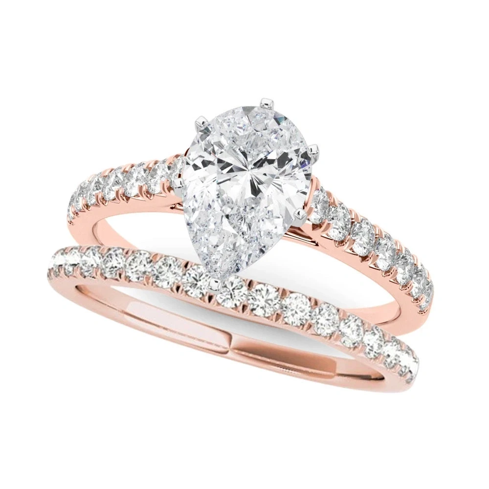 Aida 1ct Pear Certified Lab Diamond