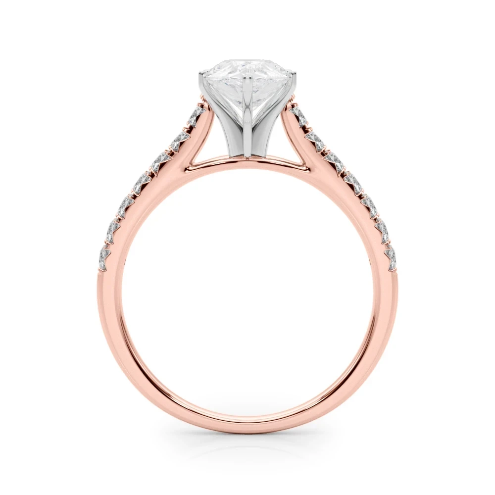 Aida 1ct Pear Certified Lab Diamond