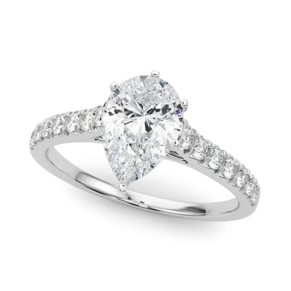Aida 1ct Pear Certified Lab Diamond