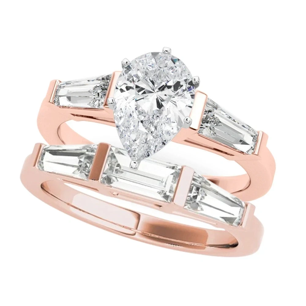 Giorgia 1ct Pear Certified Lab Diamond