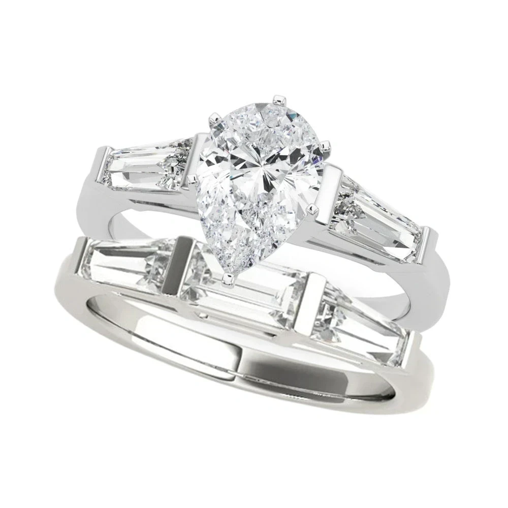 Giorgia 1ct Pear Certified Lab Diamond