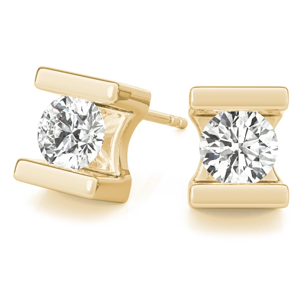 Siena - Bar Set Diamond Stud Earrings