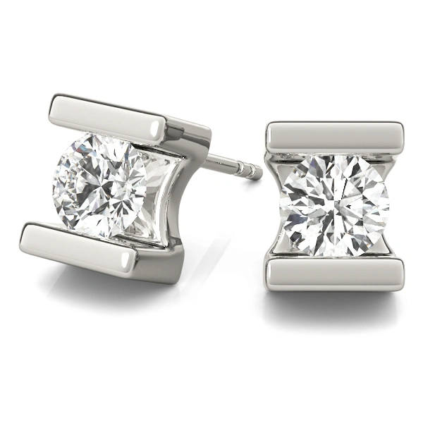 Siena - Bar Set Diamond Stud Earrings
