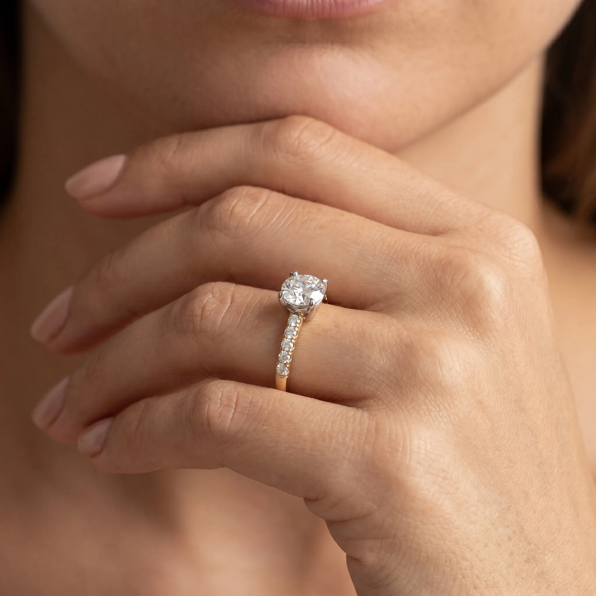 Coralie 1ct Round Certified Lab Diamond