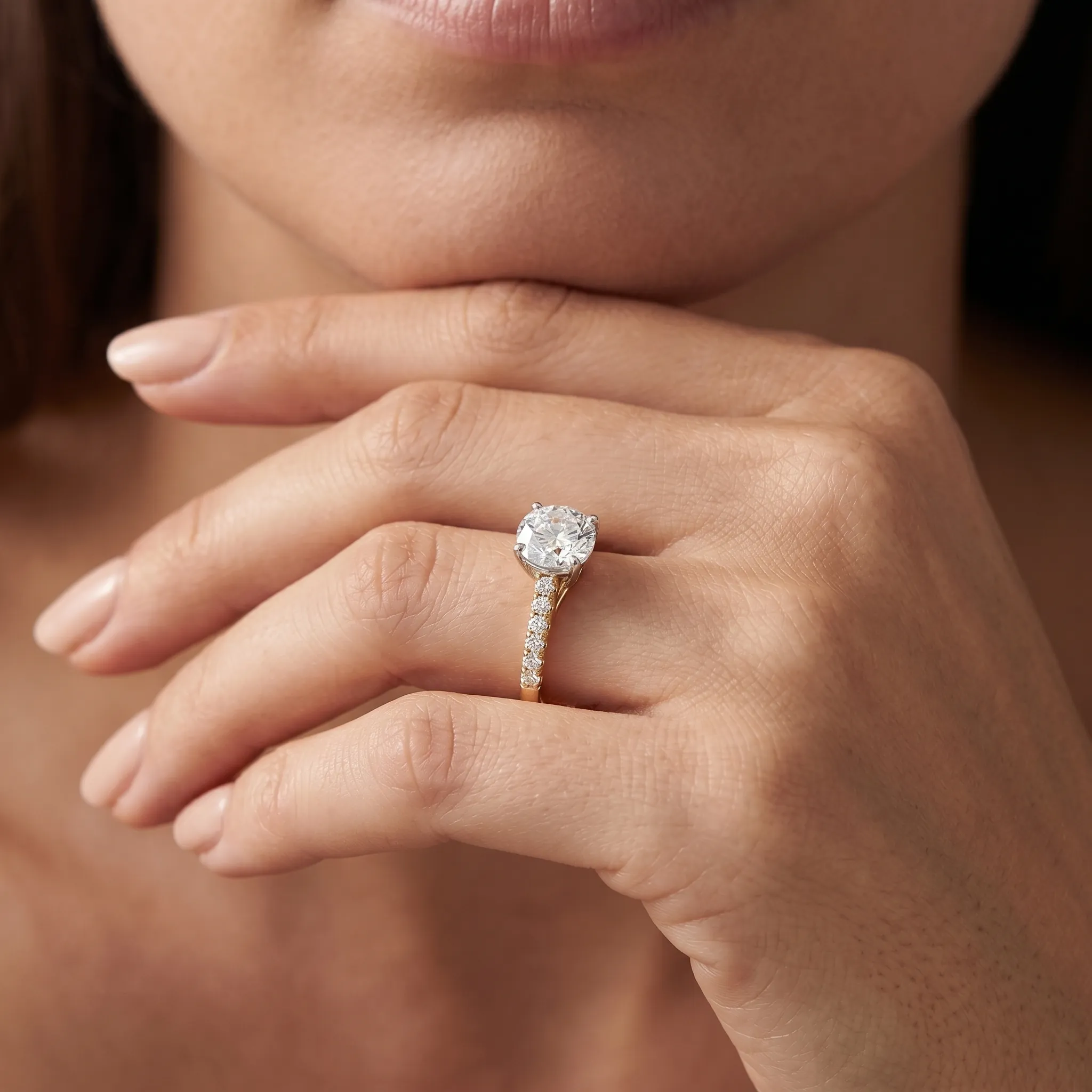 Aida 1ct Round Certified Lab Diamond