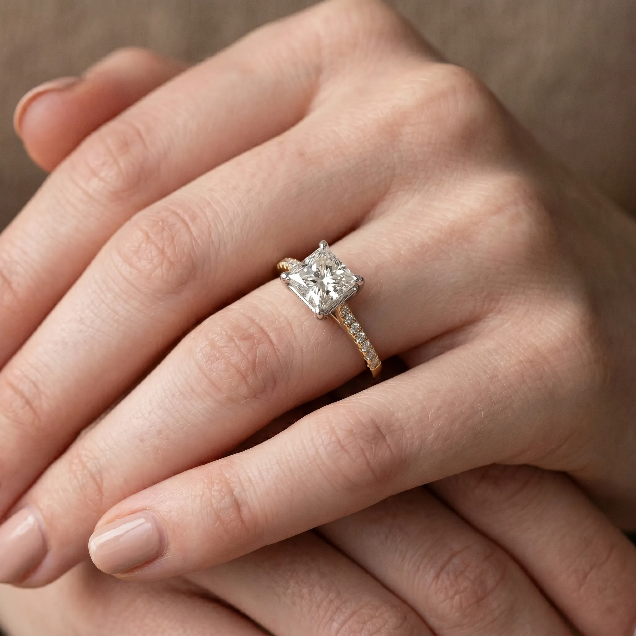 Aida 1ct Princess Certified Lab Diamond