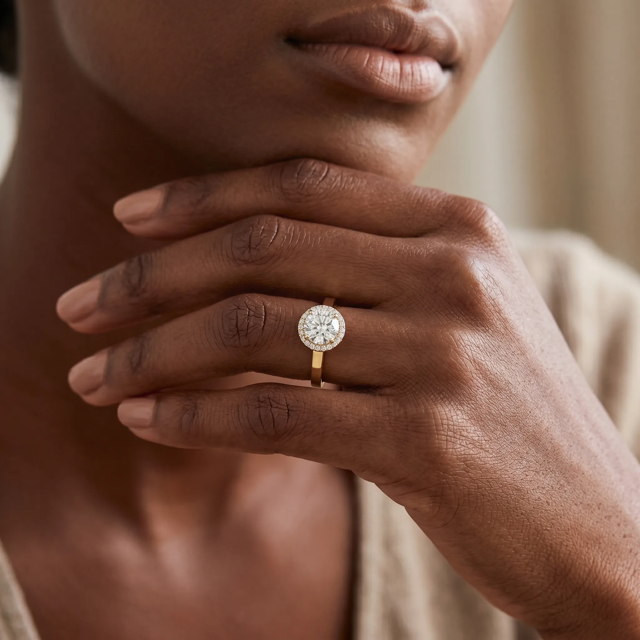 Rafaela 1ct Round Certified Lab Diamond