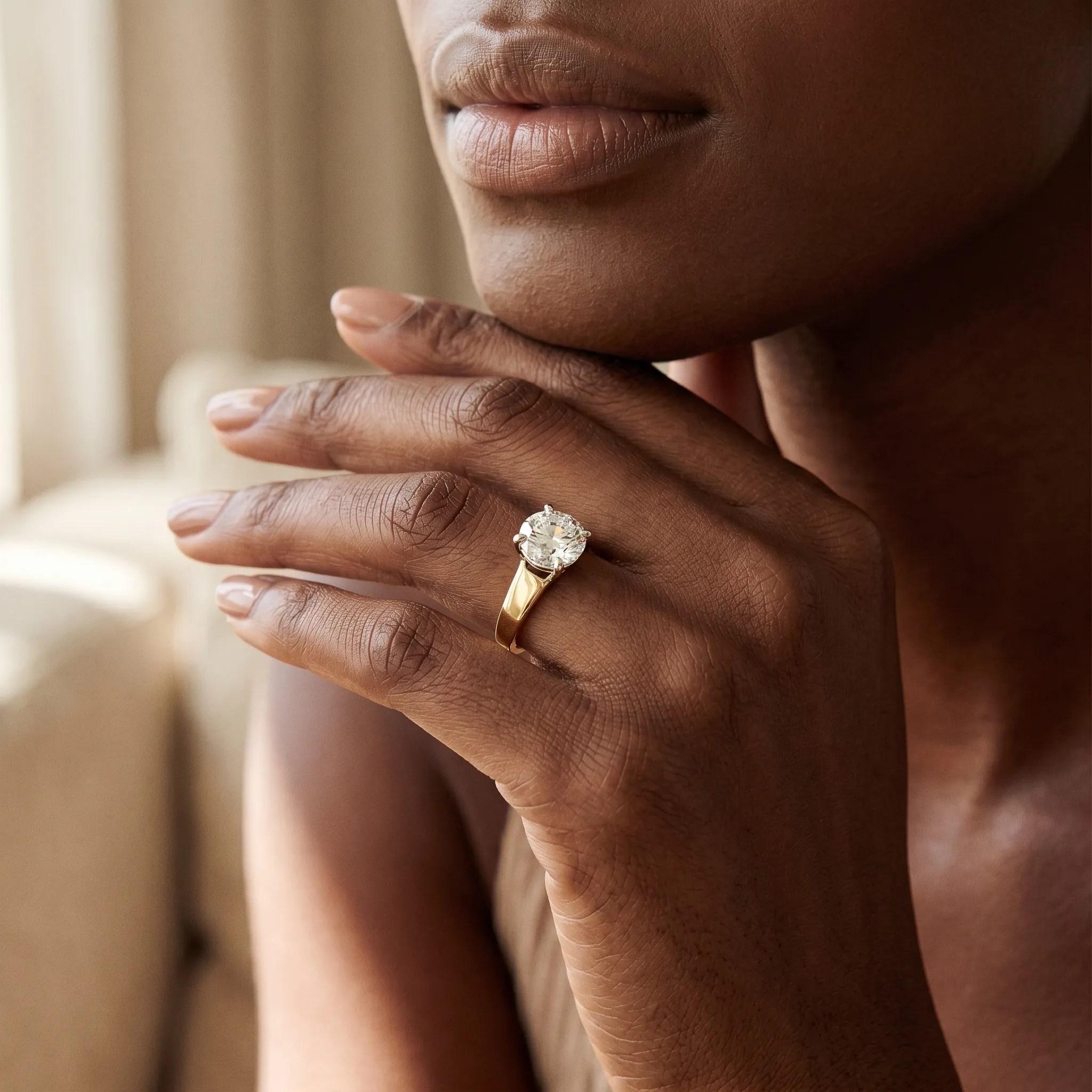 Ciara 1ct Round Certified Lab Diamond