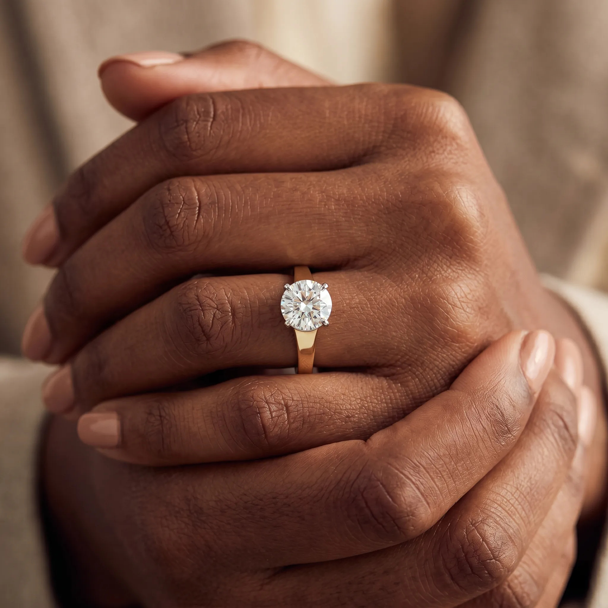 Ciara 1ct Round Certified Lab Diamond