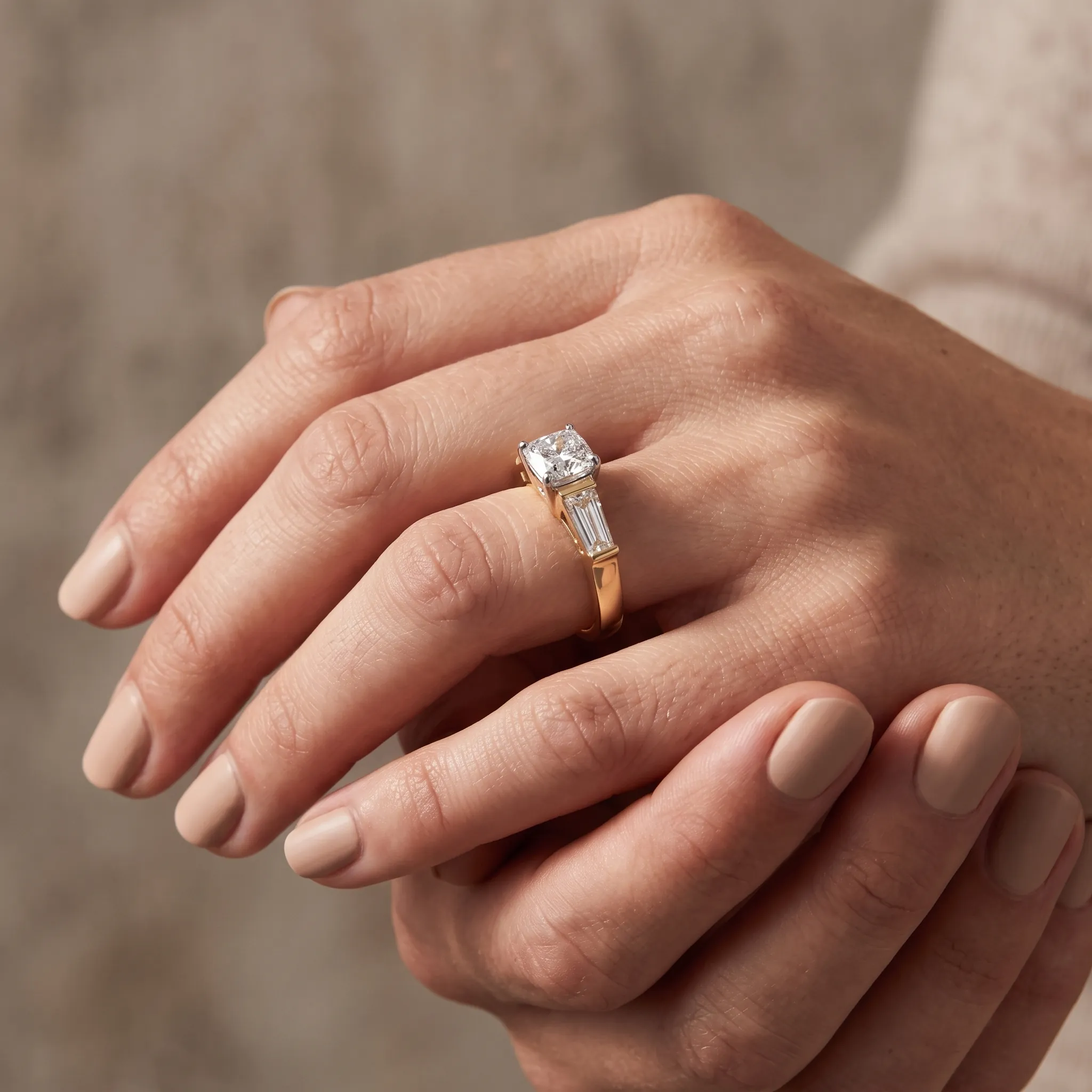 Giorgia 1ct Cushion Certified Lab Diamond
