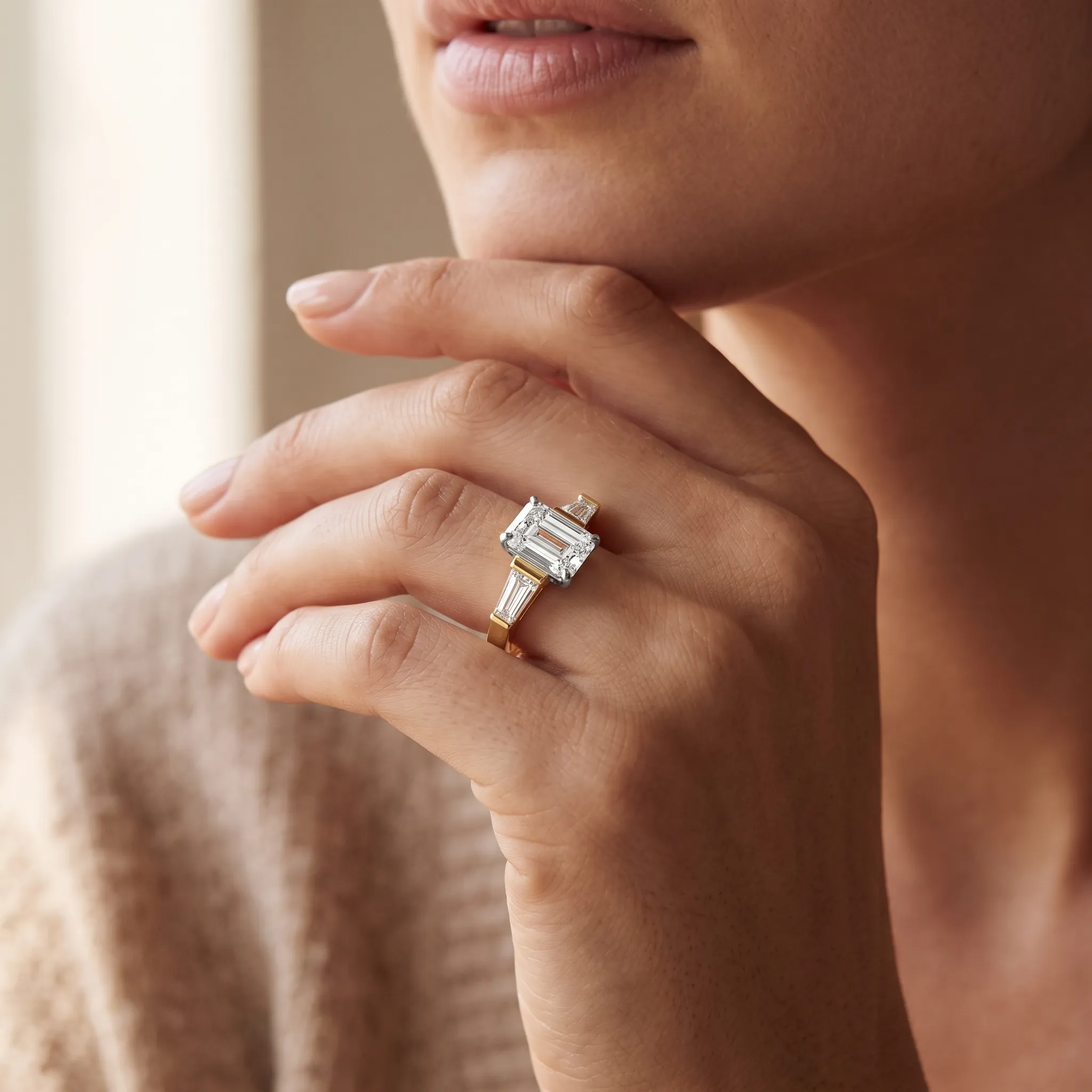 Giorgia 1ct Emerald Certified Lab Diamond
