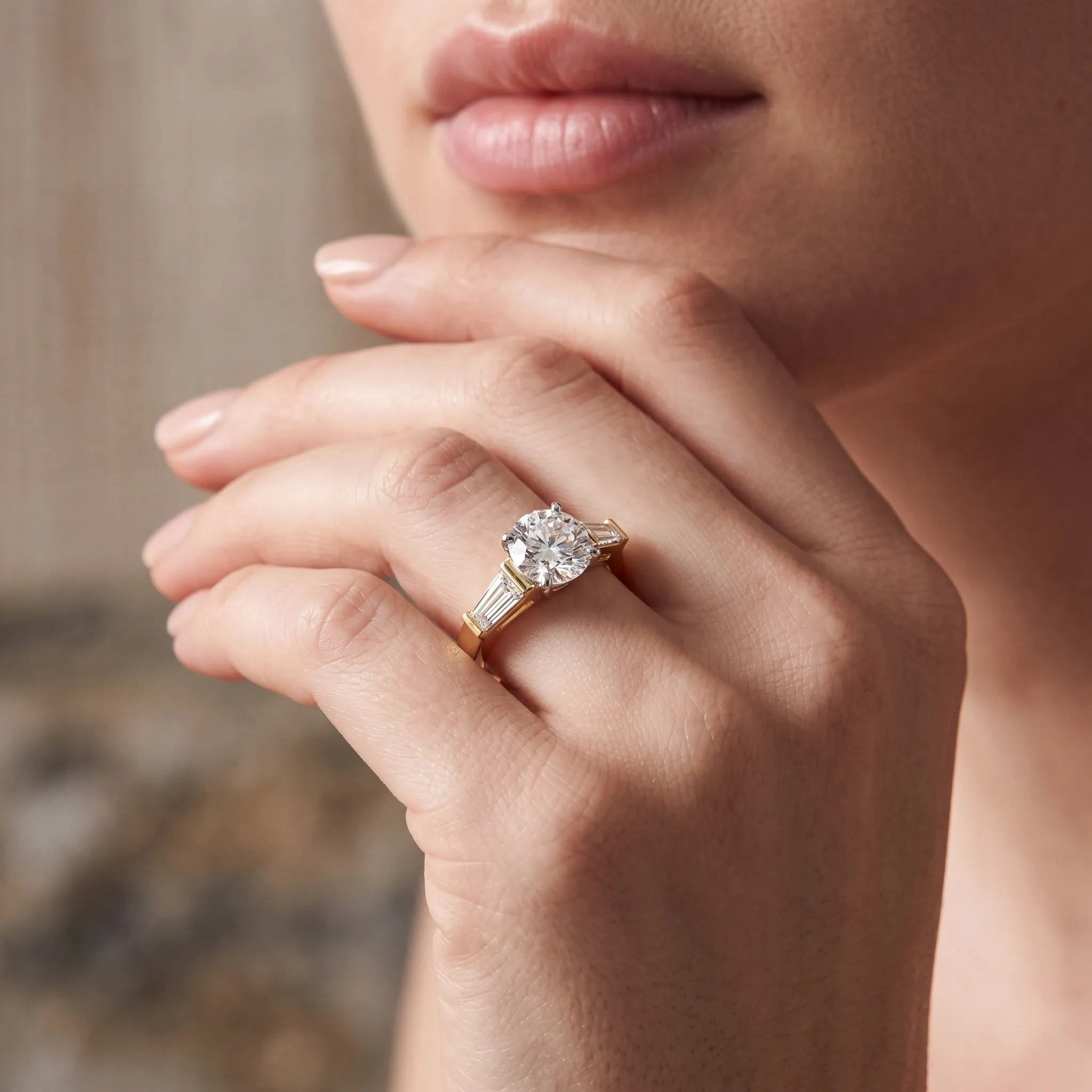 Giorgia 1ct Round Certified Lab Diamond