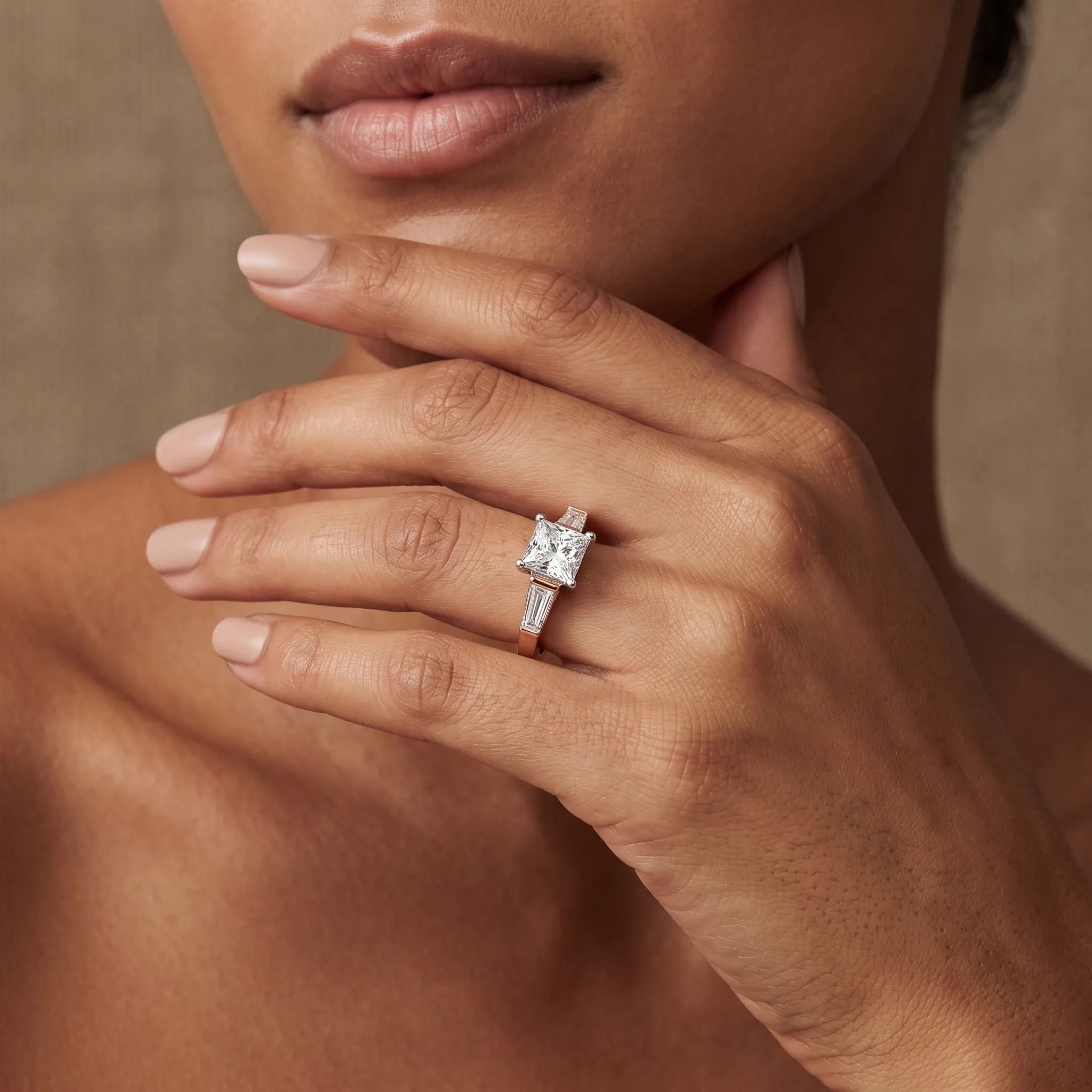 Giorgia 1ct Princess Certified Lab Diamond