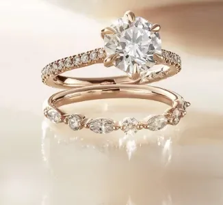 Diamond wedding rings for women featuring pavé and classic band styles by SAMA