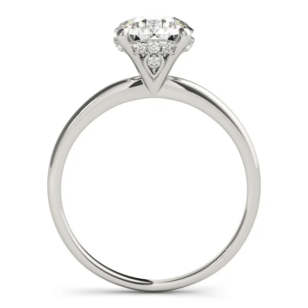 Hidden Halo Engagement Rings