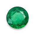 Round cut gemstone ring — classic design with sapphires, emeralds, or rubies